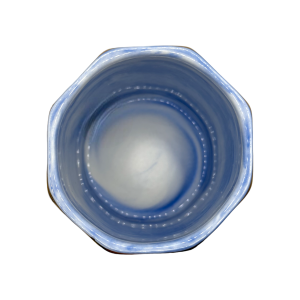 NAM24 Keramik Pinselhalter blaue Marmoroptik